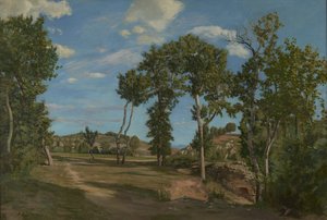 レズ川の風景、1870年